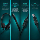 Sennheiser 504197 PC 8 USB - Stereo USB Headset for PC and MAC with In