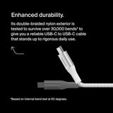 Belkin BoostCharge Câble d'alimentation USB-C vers USB-C (1M, 3,3pi), charge rapide