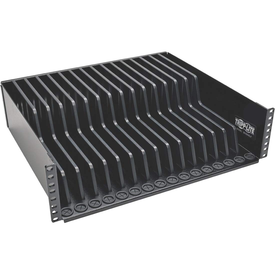 Étagère de rangement Tripp Lite 3U pour tablettes, iPad, ordinateurs portables et Chromebooks (montage en rack)