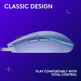 Logitech G203 Lightsync Gaming Mouse Lilac