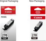 Canon Genuine Canon PGI-270 Ink Cartridge, Black Pigment Black Standar