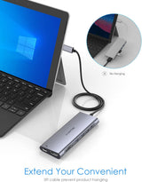 USB-C MULTIPORT ADAPTER 4K 60 HZ HDMI USB 3.2 GEN 2 HUB PORTS