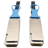 Tripp Lite N282-02M-28-BK QSFP28 100GbE Passive DAC Cable, 2M