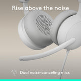 Logitech Zone Wired 2 for Business - Noise-Canceling Headset with Adap