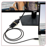 MMOBIEL USB-C to DVI Cable Adapter - Male USB-C to Male DVI-D Dual Lin