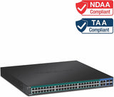 TRENDnet 52-Port Gigabit Web Smart PoE+ Switch, 370W PoE Power Budget