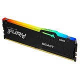 Mémoire de bureau Kingston Fury Beast RGB 16 Go 5600 MT/s DDR5 CL36 (un module)
