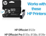 Cartouche d'encre noire originale HP 923 L noir