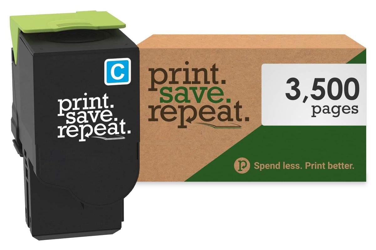 Print.Save.Repeat. Lexmark C241XC0 Cyan Extra High Yield Toner Cartrid