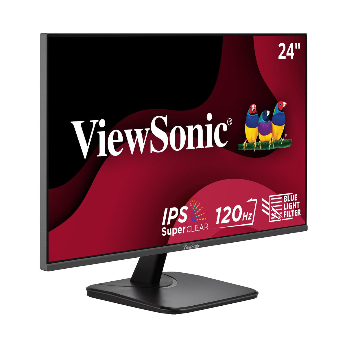ViewSonic VA2456A-MHD 24 Inch IPS 1080p Monitor with 120Hz, Eye Care,