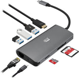 Station d'accueil multiport Adesso 8 en 1 USB-C