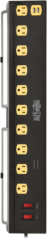 SURGE PROTECTOR 10-OUTLET 2 USB 6FT CORD