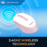 Adesso iMouse A30P Wireless Mouse with AI Copilot Shortcut Button (Pin