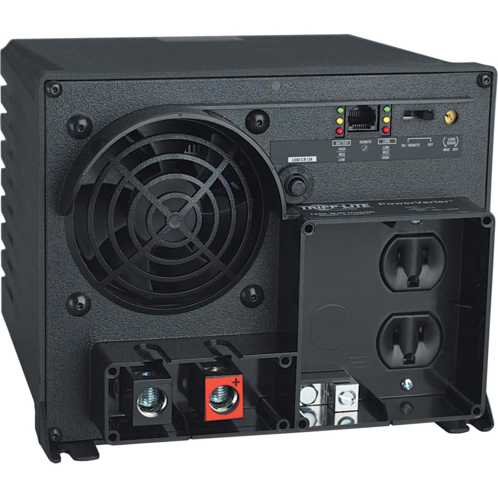 Tripp Lite Power Industrial Inverter, 1250W, 12VDC, 120V, RJ45, 5-15R,