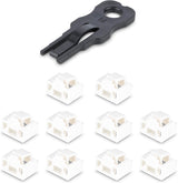 StarTech.com Bloqueurs de port RJ45 - 10 paquets avec clé de sécurité, bloqueurs de port RJ45