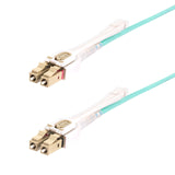 StarTech.com 10m (32.8ft) LC (UPC) OM4 Multimode Fiber Optic Cable, 50