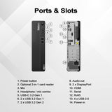 Ordinateur de bureau SFF professionnel Lenovo ThinkCentre, AMD Ryzen 5 Pro 4650G, AMD Ra
