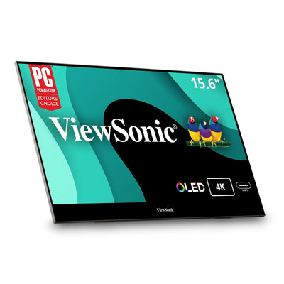 ViewSonic VX1655-4K-OLED 15.6 Inch 4K UHD Portable OLED Monitor with 2