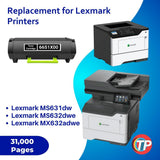 Lexmark 66S1X00 High Yield Return Program Toner