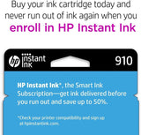 Original HP 910 Magenta Ink Cartridge, Works with HP OfficeJet 8010