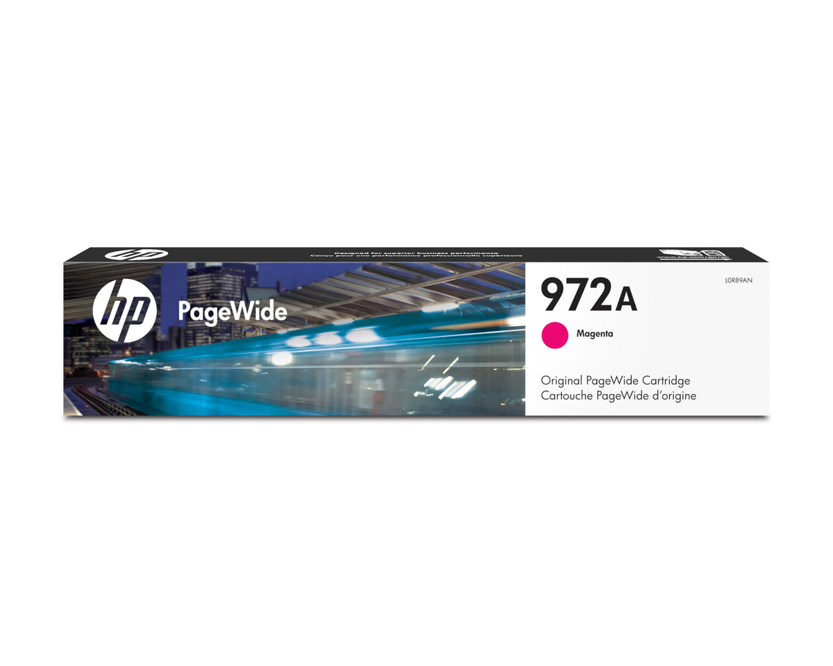 HP 972A Cartouche d'encre PageWide magenta original (L0R89AN) L Magenta