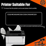 C3210K0 C3210C0 C3210M0 C3210Y0 Toner Cartridge Compatible for Lexmark