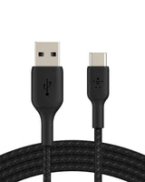 Belkin USB A to USB C Cable, 6.6ft, 15W - Type C Charger, iPhone Charg