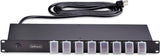 StarTech.com 8-Outlet Horizontal Rack Mount PDU, 1U Power Strip, Outle