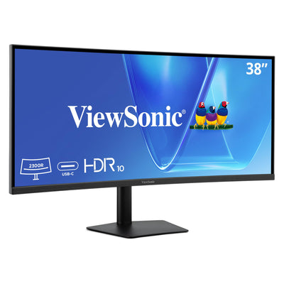 ViewSonic VG3820C 38 Inch 21:9 WQHD IPS Curved Monitor with 96W USB-C