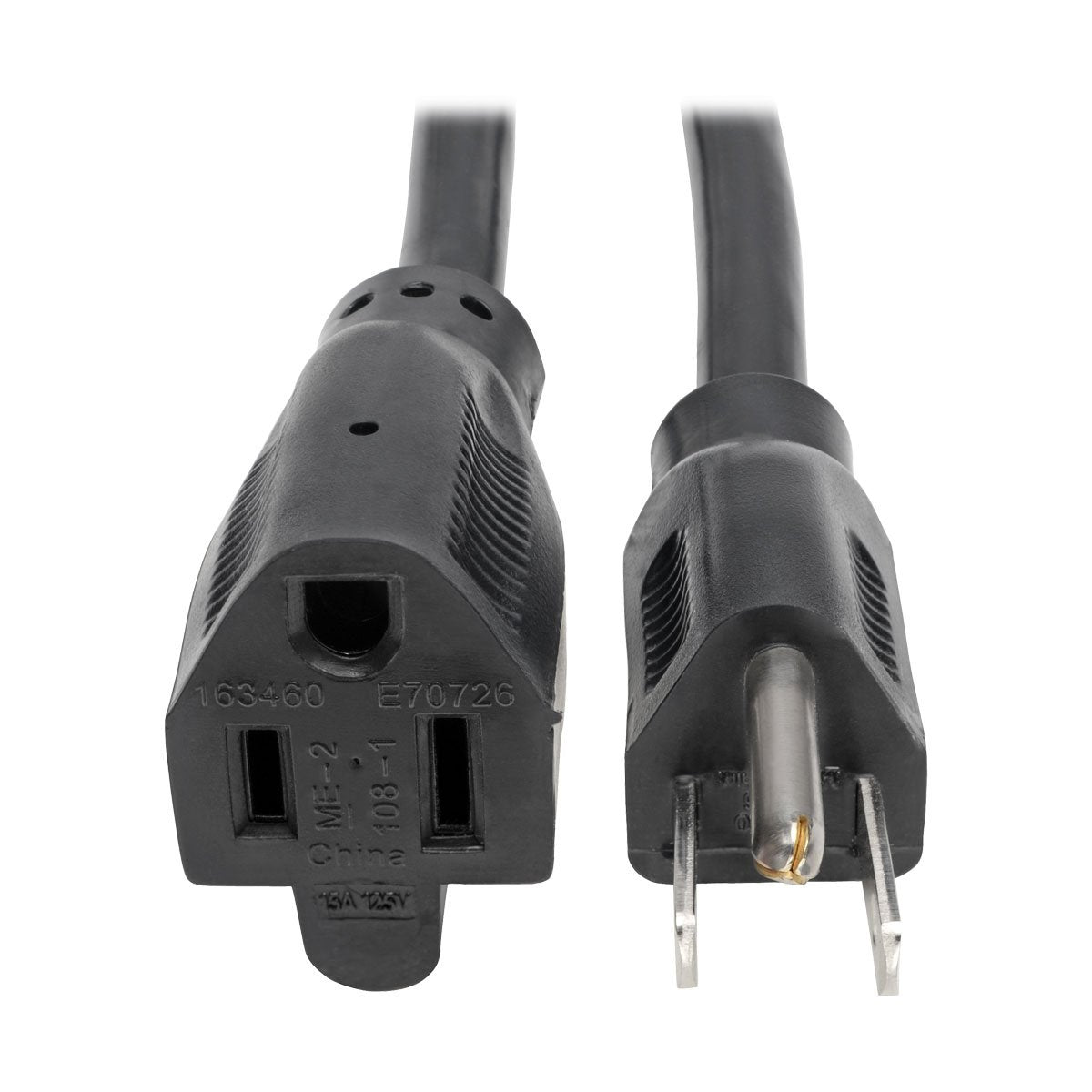 Cordon d'extension de puissance TRIPP LITE, 13A, 16AWG (Nema 5-15p vers Nema 5-15r)