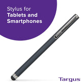 Stylet Targus pour tablettes et appareils à écran tactile - Noir