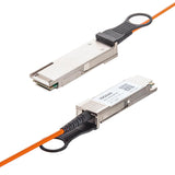 10Gtek 40G QSFP+ AOC Cable - 40GBASE Ethernet Active Optical Cable, QD