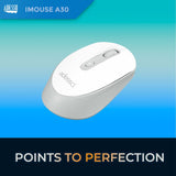 Adesso iMouse A30W Wireless Mouse with AI Copilot Shortcut Button (Whi