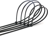 Black Zip Ties,6 Inch Zip Ties 1000 Pack Cord Ties for Electronics Sel