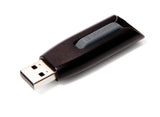 VERBATIM Clé USB 3.0 Store 'n' Go V3 64 Go, Noir/Gris 49174 G