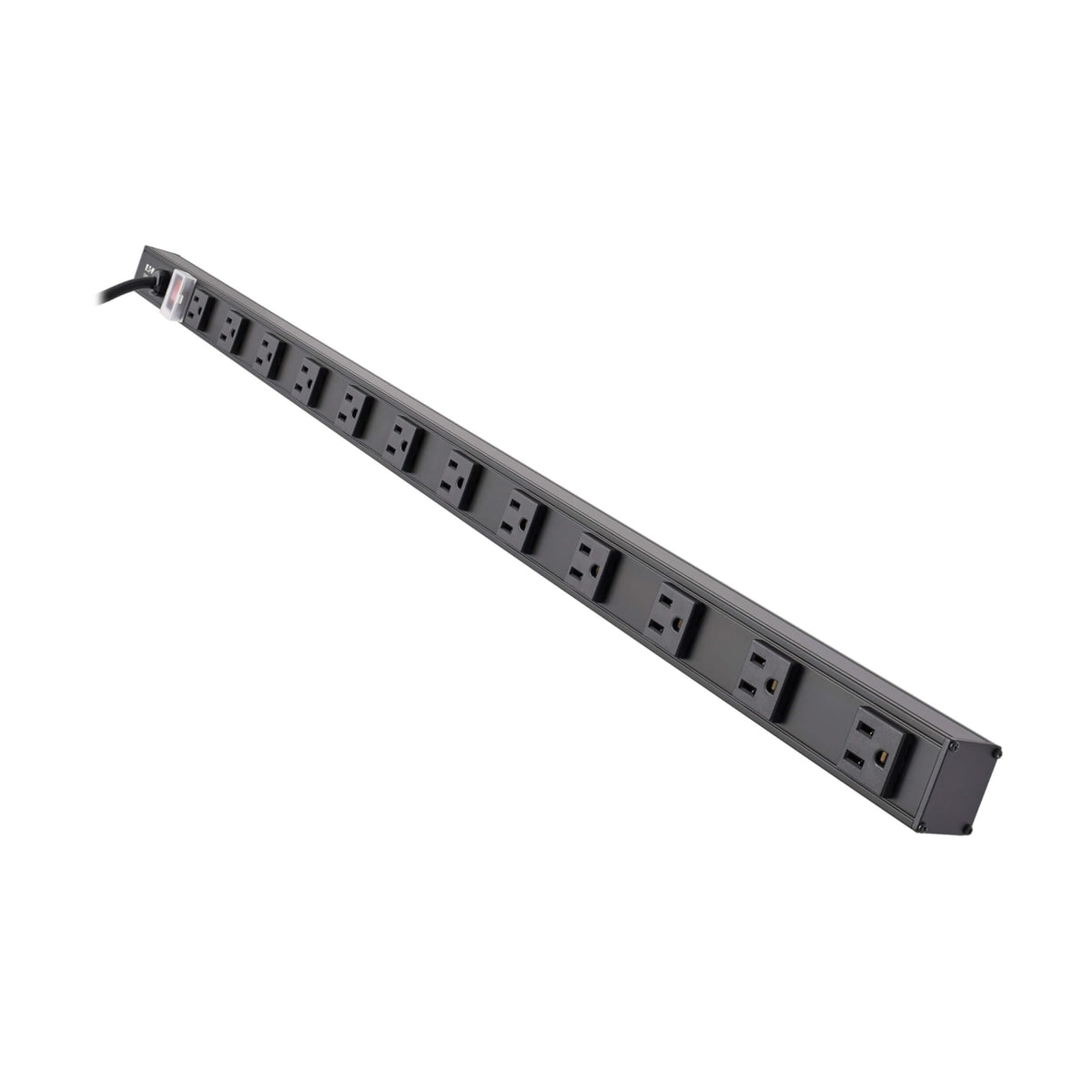 Eaton Tripp Lite series PS3612B 12-Outlet Long Power Strip for Dorm Ro