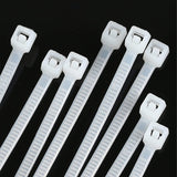 White Zip Ties,6 Inch Zip Ties 1000 Pack Cord Ties for Electronics Sel