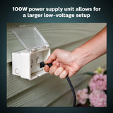 Philips Hue Outdoor 100W Power Supply Black - Connect Multiple Hue Out
