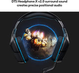 Logitech G432 Wired Gaming Headset, 7.1 Surround Sound, DTS Headphone: