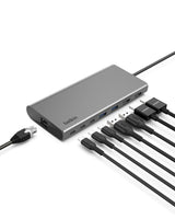 Belkin Connect Universal USB-C 8-in-1 Dual Display Core Hub w/Silicon