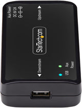 StarTech USB Galvanic Isolator, UP to 6KV, Electrical Noise Isolator, IP40, DIN RAIL Mount, Isolated Power Filter, USB 2.0/1.1, 5V/250MA
