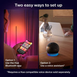 Philips Hue Signe Smart Color Changing Floor Lamp, Black, White and Co