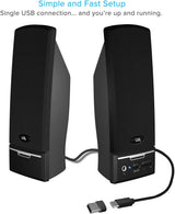 Haut-parleur USB 2.0 Cyber Acoustics (CA-2014USB) - Haut-parleur de bureau 2.0