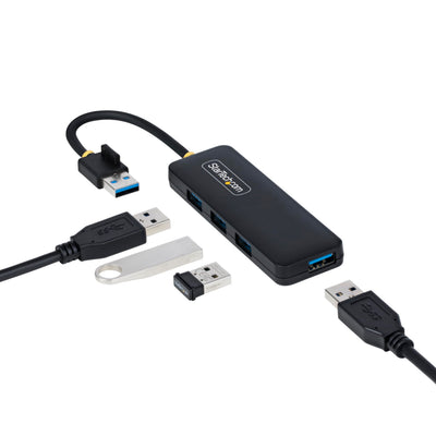 StarTech.com 4-Port USB-A Hub, USB 3.0 (5Gbps) Data Transfer, Bus Powe
