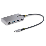 StarTech.com 3-Port USB-C Hub with Ethernet - 3X USB-A Ports, Gigabit