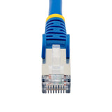StarTech.com 50ft Blue CAT6a Ethernet Cable, Snagless RJ45, 10GbE, 100