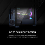 MSI MAG A650BN, Non-Modular Compact 650W Power Supply, 80+ Bronze, Low
