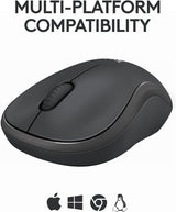 Logitech M240 Silent Bluetooth Mouse, Wireless, Compact, Portable, Smo