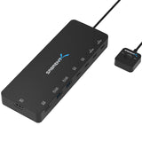 SABRENT KVM Switch, Peripheral Sharing with 2 Port USB C inputs, 2 Por