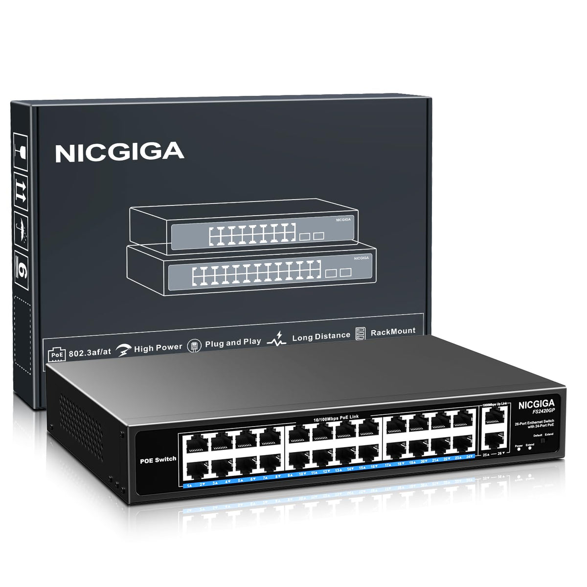 Fortinet FS-448E-POE Layer 2/3 Switch 48-Port